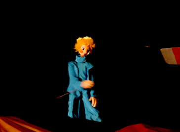 El Principito caminando
